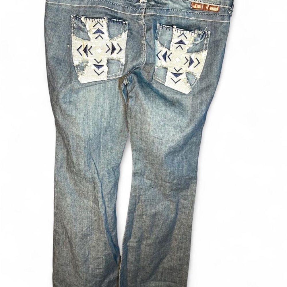 Classic Blue Flare Jeans - Picture 3 of 7